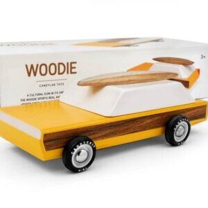 NWT Candylab Large Wood Car Classic Woodie